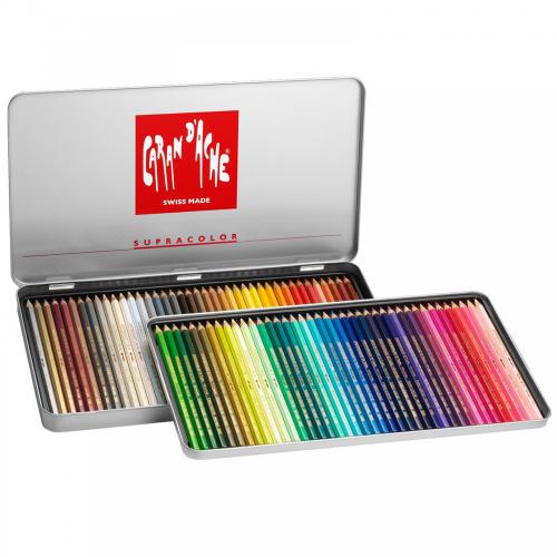 까렌다쉬 supra 전문가용 수채색연필 80색  (사은품- 악세사리 7종)
