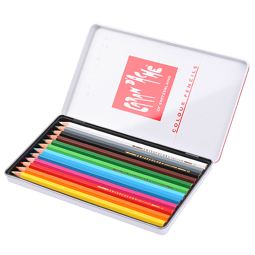 까렌다쉬  supra 전문가용 수채색연필 12색