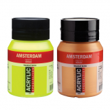 암스테르담   아크릴(형광,메탈)  500ml 시리즈 2  색상선택