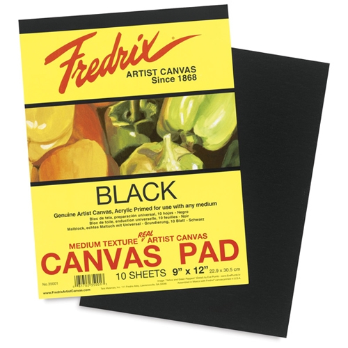 프레드릭스 블랙 캔버스 패드 (30×41cm) 10매
